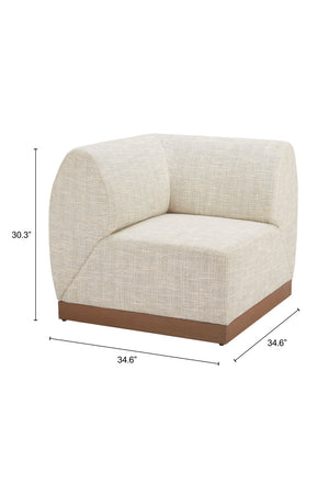   Beige Outdoor Corner Chair | Oroa.com