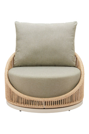   Rattan Weave Outdoor Swivel Chair | Oroa.com
