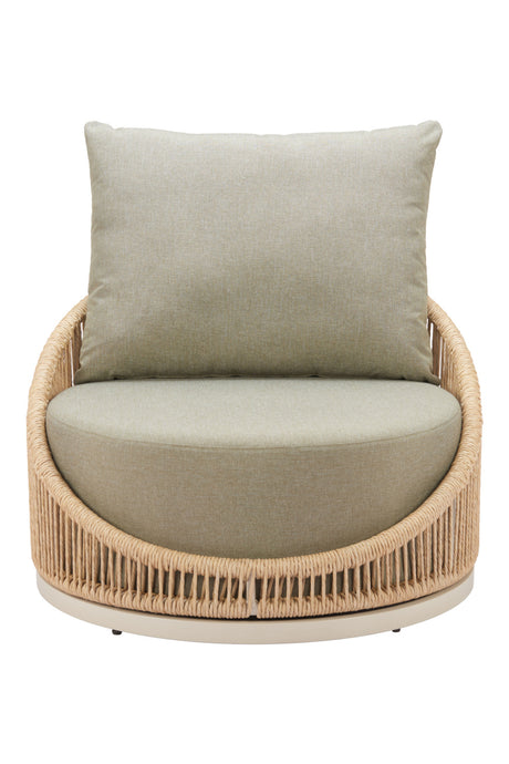   Rattan Weave Outdoor Swivel Chair | Oroa.com