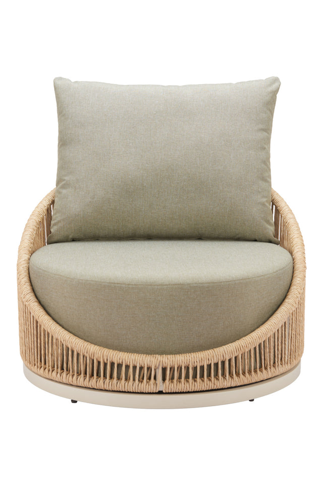 Rattan Weave Outdoor Swivel Chair | OROA Modern Cabana | Oroa.com