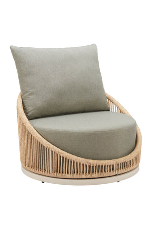   Rattan Weave Outdoor Swivel Chair | Oroa.com