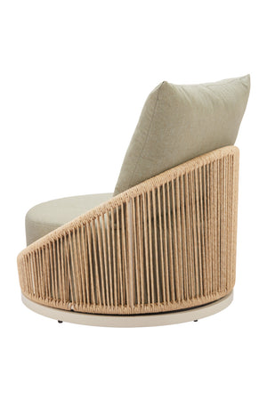   Rattan Weave Outdoor Swivel Chair | Oroa.com