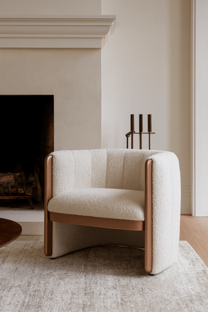 accent chair with wood frame - www.oroa.com