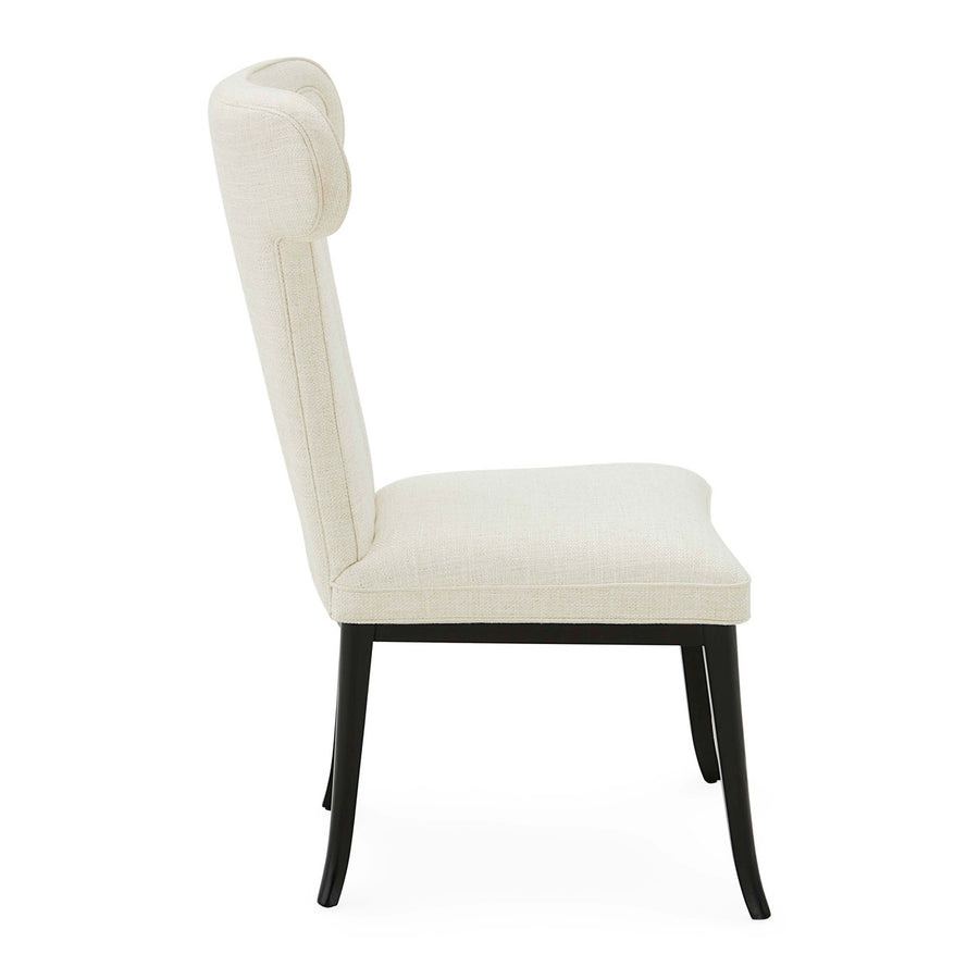 White High-Back Dining Chair | Jonathan Adler Acropolis | Oroa.com