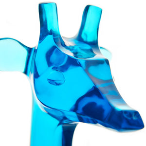 Blue Acrylic Animal Sculpture | Jonathan Adler Giraffe | Oroa.com