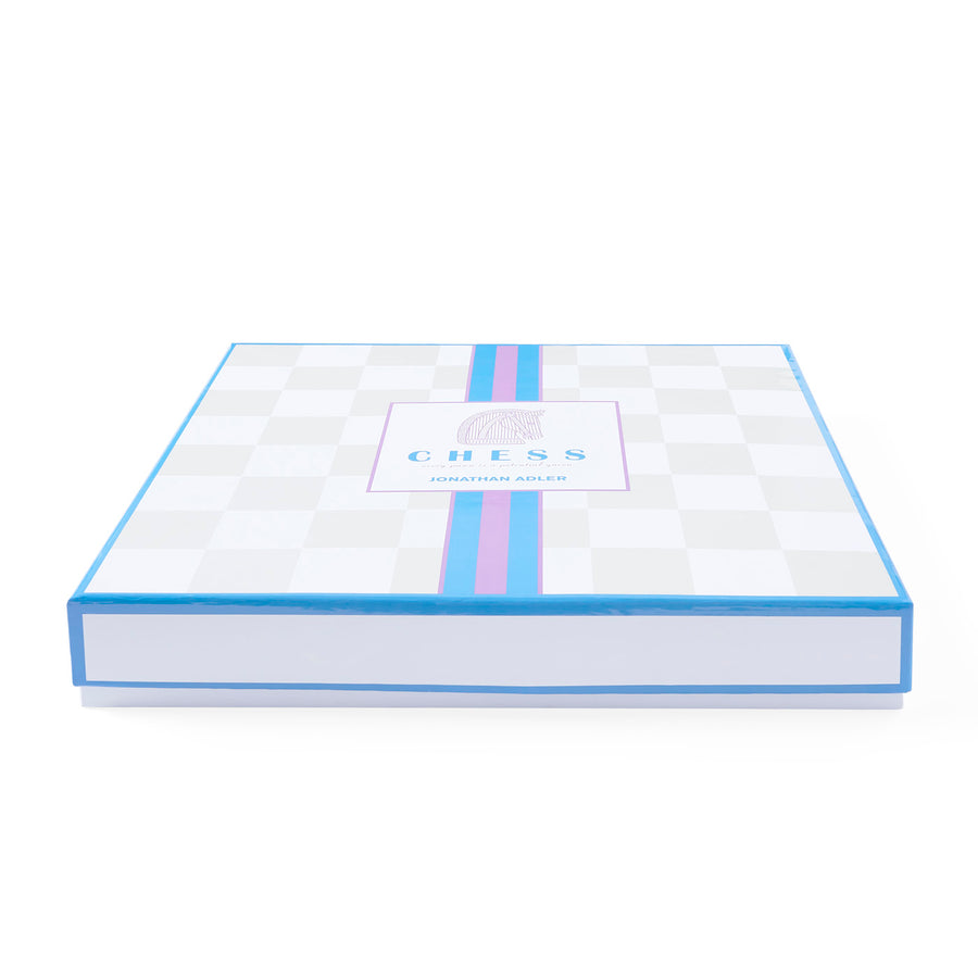 Blue & Purple Acrylic Chess Set | Jonathan Adler | Oroa.com