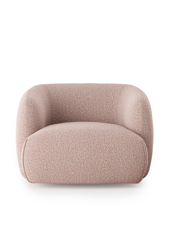 Upholstered Barrel Armchair | Marac Aland Poltrona