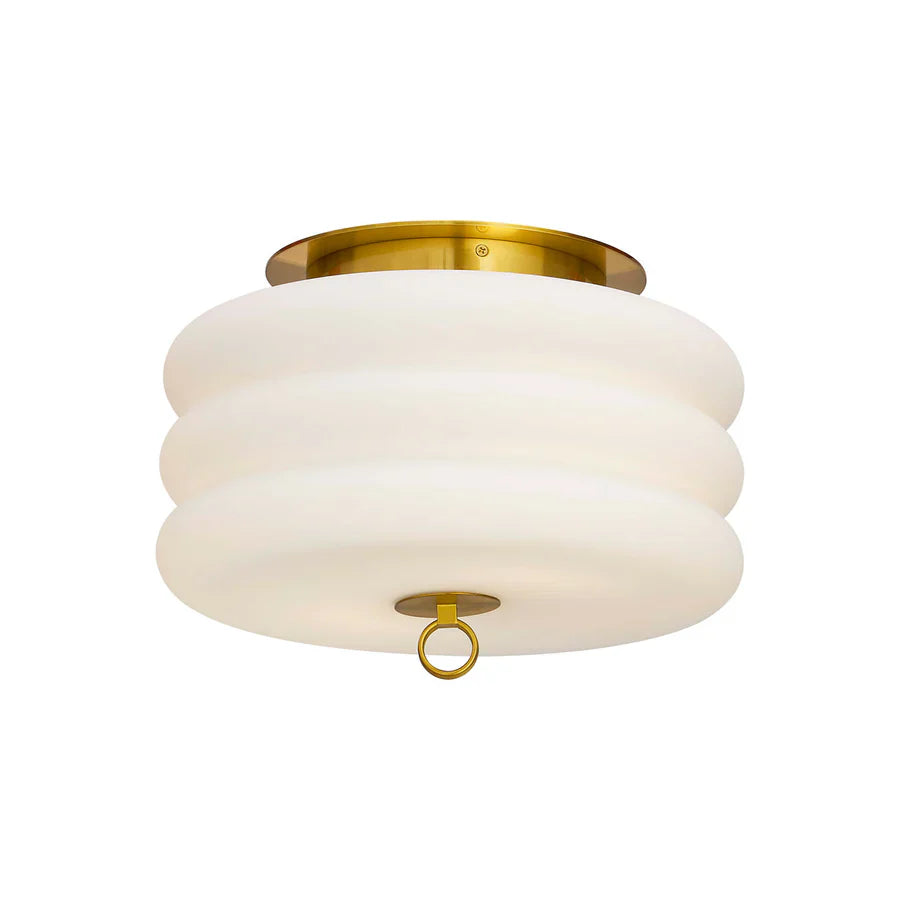 Stacked White Glass Ceiling Lamp | Jonathan Adler Alphaville | Oroa.com