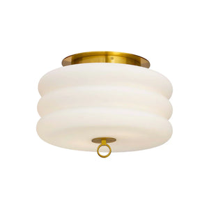 Stacked White Glass Ceiling Lamp | Jonathan Adler Alphaville | Oroa.com