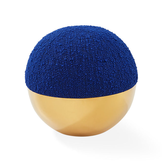 Honed Brass Round Tuffet | Jonathan Adler Alphaville | Oroa.com