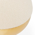 Honed Brass Round Tuffet | Jonathan Adler Alphaville | Oroa.com