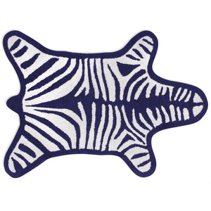 Stripes Cotton Reversible Bath Mat | Jonathan Adler Zebra | Oroa.com