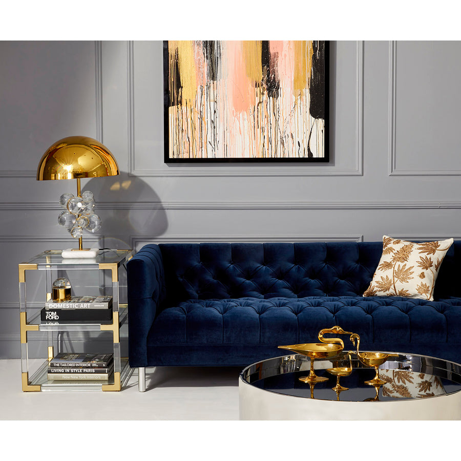   Two-Tier Glass Side Table | Oroa.com