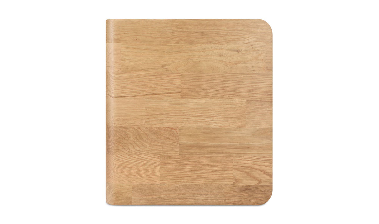 C-Shape Oak Side Table | Novi Living Carrie | Oroa.com