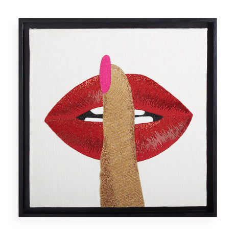 Lips Beaded Art | Jonathan Adler Hush | Oroa.com
