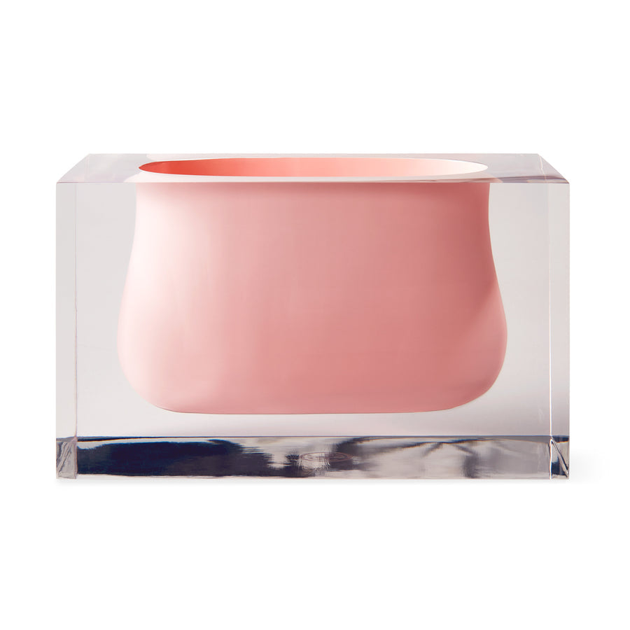 Acrylic Cube Vase | Jonathan Adler Bel Air Gorge | Oroa.com
