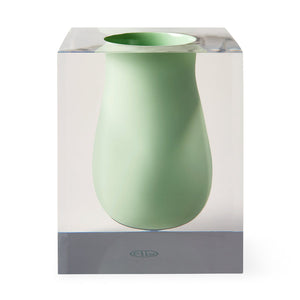 Acrylic Cube Scoop Vase | Jonathan Adler Bel Air | Oroa.com