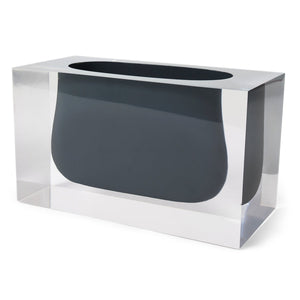Acrylic Cube Vase | Jonathan Adler Bel Air Gorge | Oroa.com