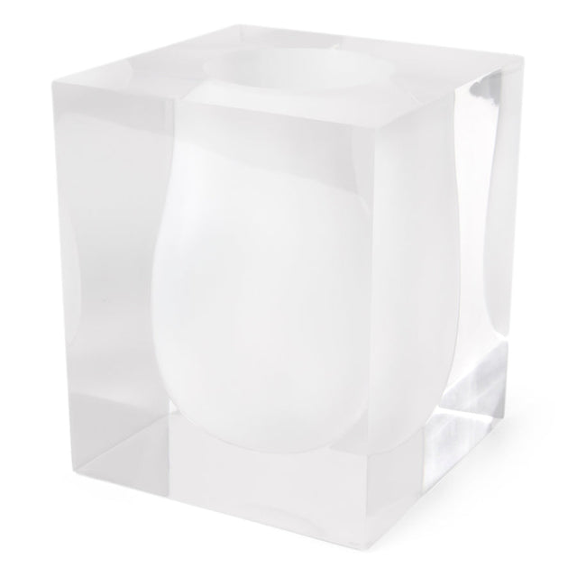 Acrylic Cube Scoop Vase | Jonathan Adler Bel Air | Oroa.com