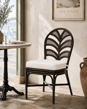   black bistro chair with cushion - www.oroa.com | Oroa.com