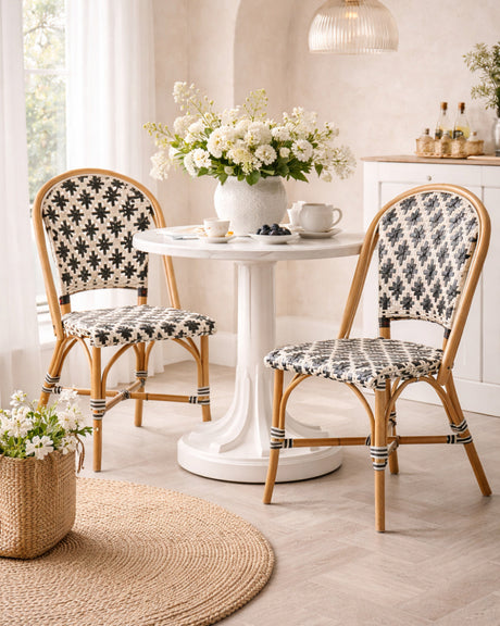 Modern European furniture - Woven Indoor Semi Outdoor Bistro Chairs 2 - www.oroa.com