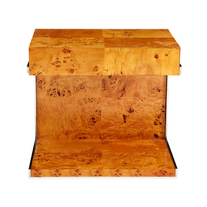 Mappa Wood Cantilevered Side Table | Jonathan Adler Bond
