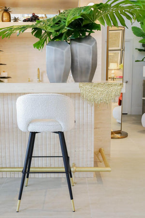 Upholstered Swivel Counter Stool Set (2) | Eichholtz Cliff | Oroa.com