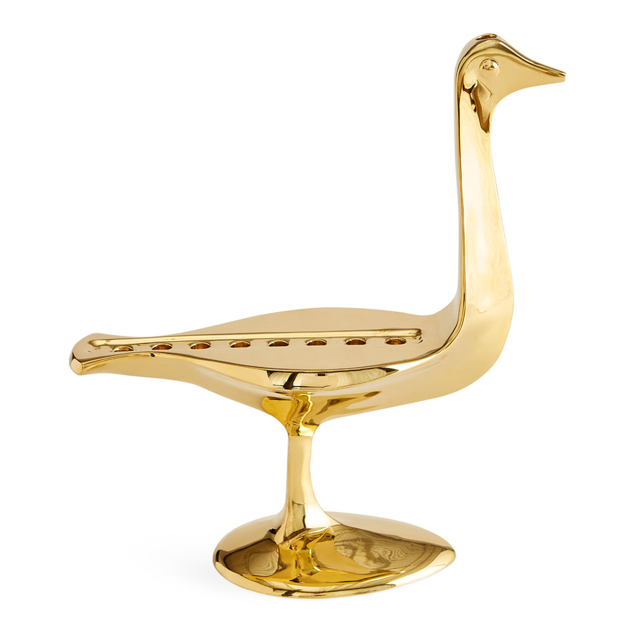 Sculptural Brass Candle Holder | Jonathan Adler Bird | Oroa.com