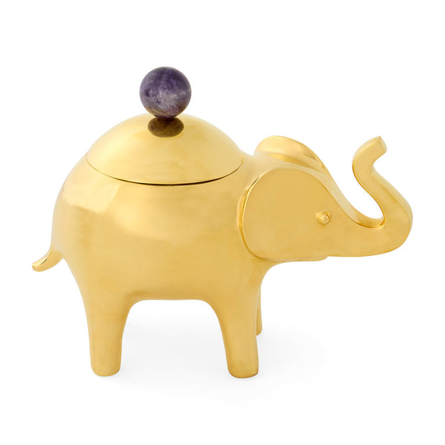 Amethyst Sphere Gold Box | Jonathan Adler Elephant | Oroa.com
