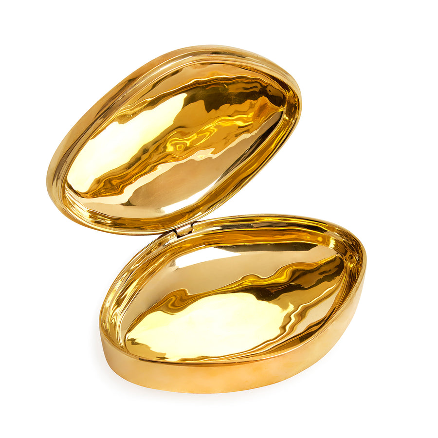 Polished Brass Hinged Pill Box | Jonathan Adler Viagra