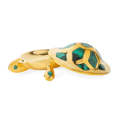 Emerald Malachite Inlaid Box | Jonathan Adler Turtle | Oroa.com