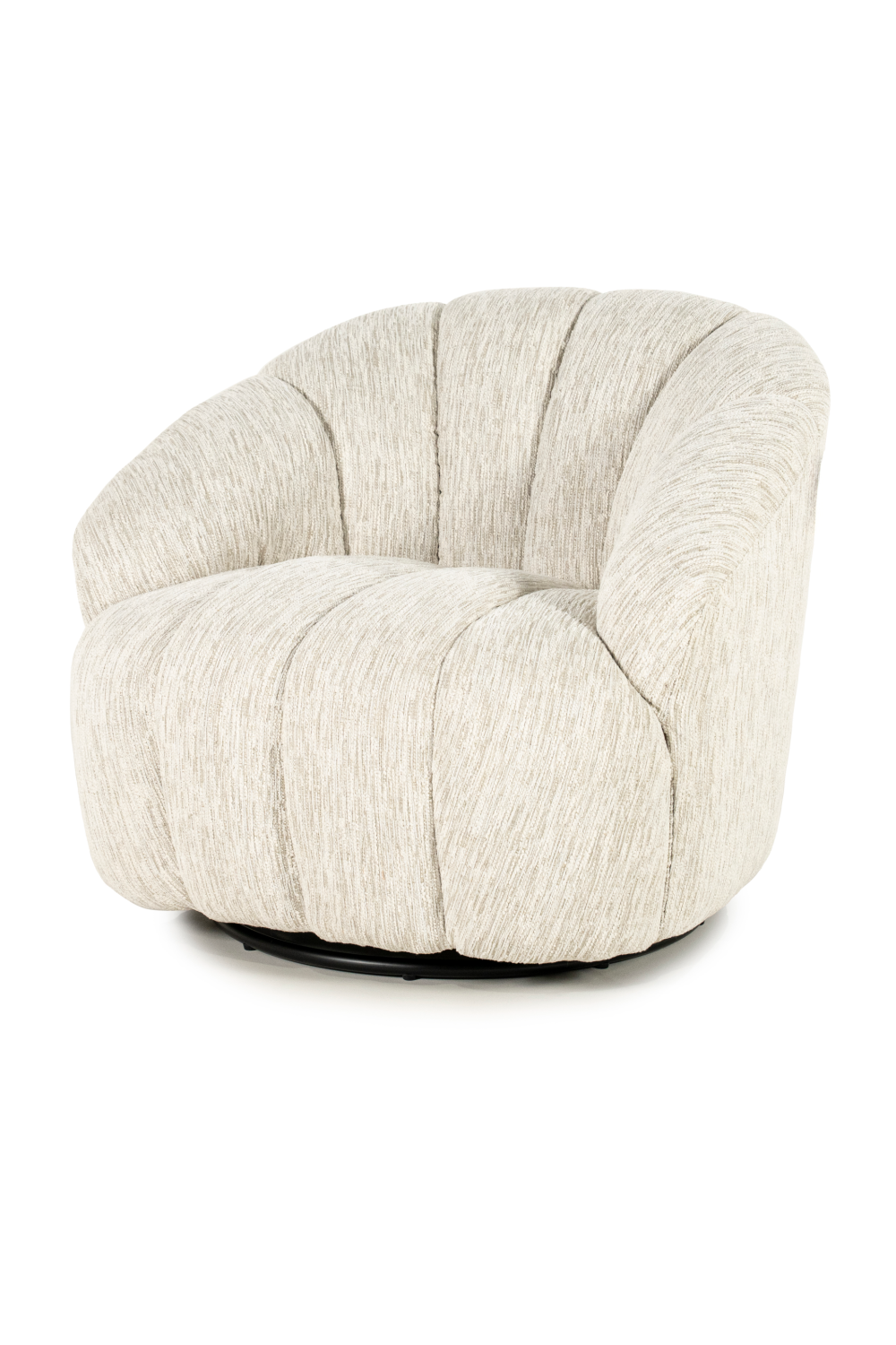   Deep-Channeled Swivel Chair | Oroa.com