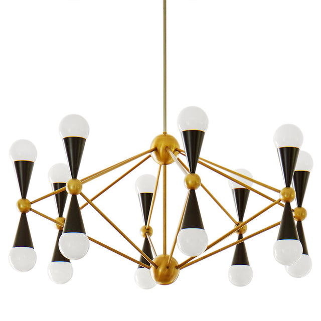 Antique Brass 16-Light Chandelier | Jonathan Adler Caracas | Oroa.com