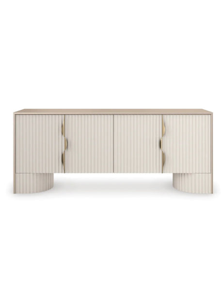 Modern sideboard with a ribbed design - caracole - www.oroa.com