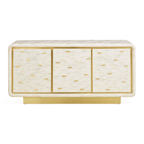 Bone Marquetry 3-Door Sideboard | Jonathan Adler Casablanca | Oroa.com