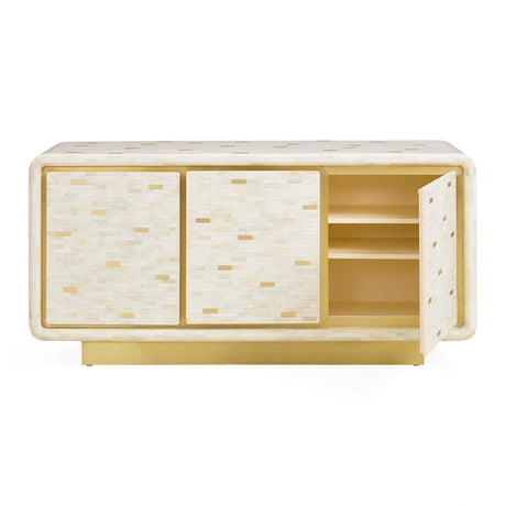 Bone Marquetry 3-Door Sideboard | Jonathan Adler Casablanca | Oroa.com