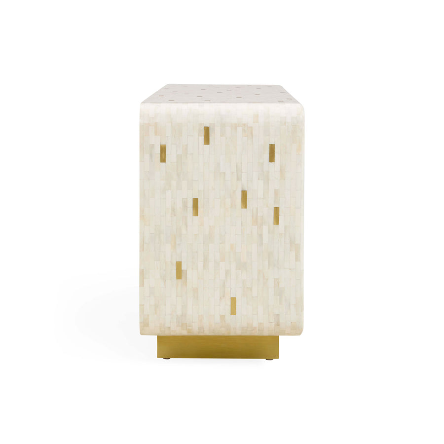 Bone Marquetry 3-Door Sideboard | Jonathan Adler Casablanca | Oroa.com