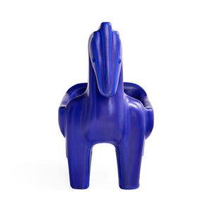 Blue Stoneware Bowl | Jonathan Adler Cobalt Horse | Oroa.com