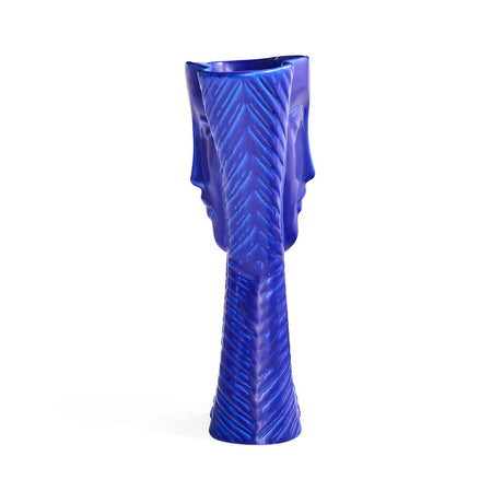 Conical Blue Stoneware Vase | Jonathan Adler Cobalt Lady | Oroa.com