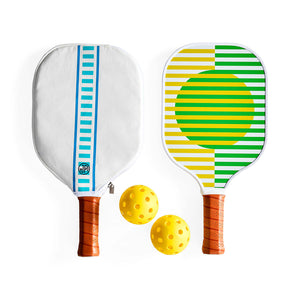 Leather Wrapped Pickleball Set | Jonathan Adler Copenhagen