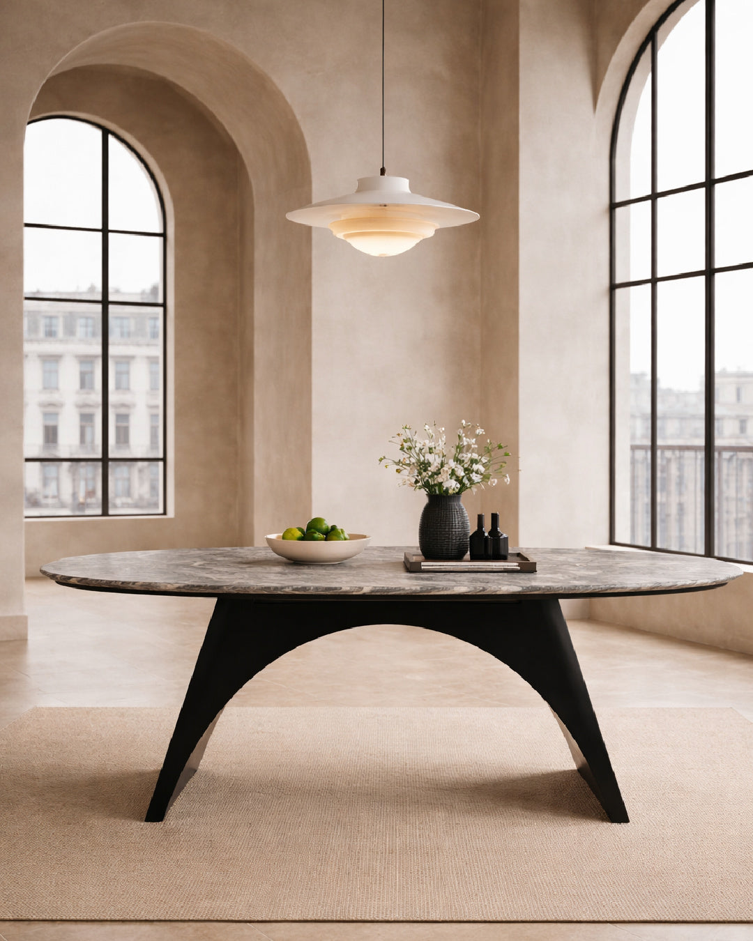 dining table black legs - www.oroa.com