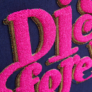 Hand-beaded Linen Wall Art | Jonathan Adler Disco Forever | Oroa.com