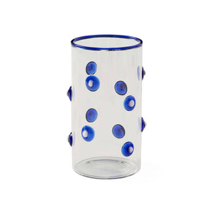 Blue Dotted Glassware Set (4) | Jonathan Adler Dottie Highball | Oroa.com