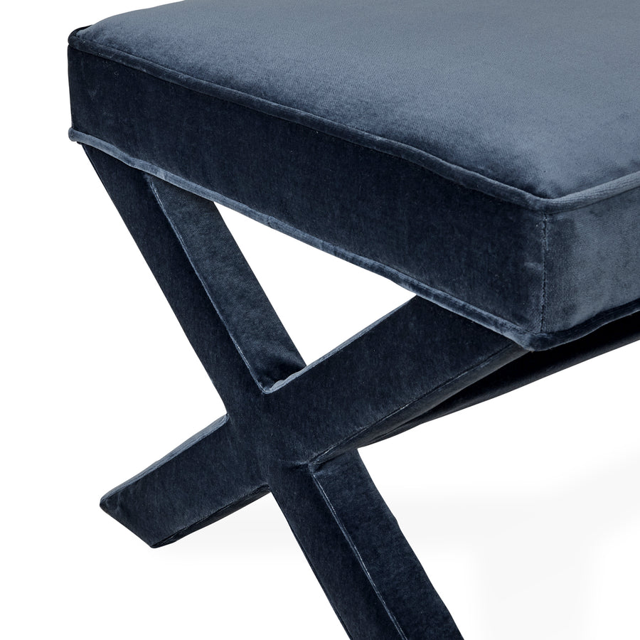 Cushioned Seat Bench | Jonathan Adler Double X | Oroa.com