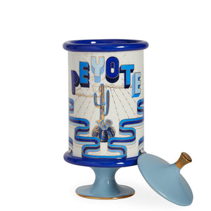 Blue Prints Porcelain Peyote Canister | Jonathan Adler Druggist | Oroa.com