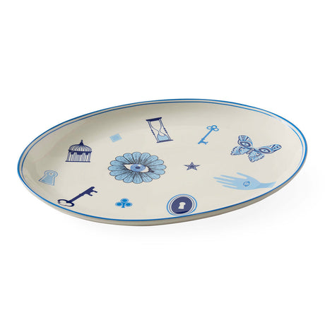 Printed Porcelain Serving Platter | Jonathan Adler Druggist | Oroa.com