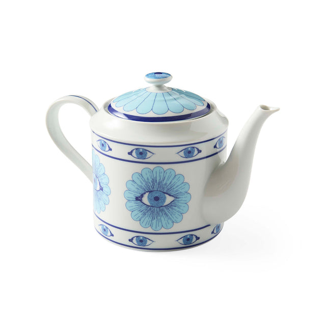 Floral Eye Porcelain Teapot | Jonathan Adler Druggist | Oroa.com