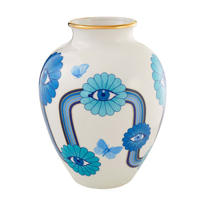 Floral Eye Porcelain Urn | Jonathan Adler Druggist | Oroa.com