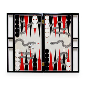 High-Gloss Lacquer Backgammon Set | Jonathan Adler Eden | Oroa.com