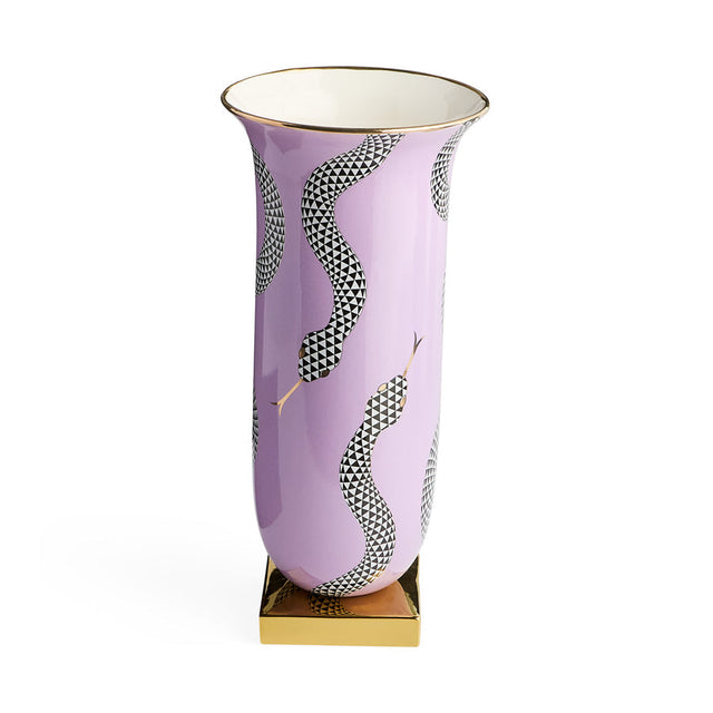 Purple Porcelain Serpent Flared Vase | Jonathan Adler Eden | Oroa.com
